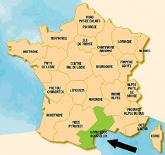 mapa Francie