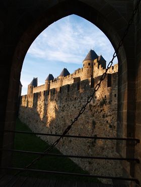 Středověké hradby Carcassonne